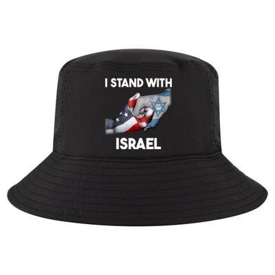 I Stand With Israel I Stand With Israel America Flag Cool Comfort Performance Bucket Hat