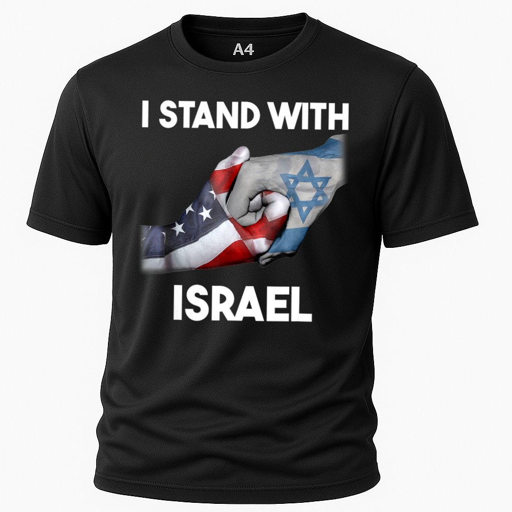 I Stand With Israel I Stand With Israel America Flag Performance Shirt