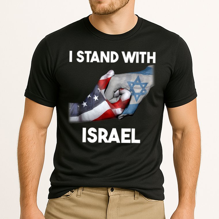 I Stand With Israel I Stand With Israel America Flag Performance Shirt