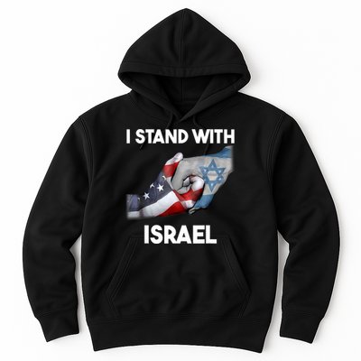 I Stand With Israel I Stand With Israel America Flag Hoodie