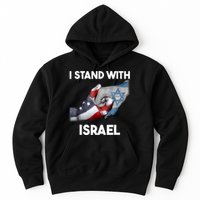 I Stand With Israel I Stand With Israel America Flag Hoodie