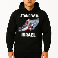 I Stand With Israel I Stand With Israel America Flag Hoodie