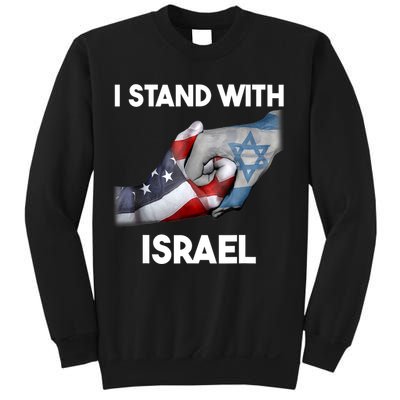 I Stand With Israel I Stand With Israel America Flag Sweatshirt