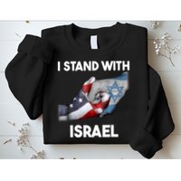 I Stand With Israel I Stand With Israel America Flag Sweatshirt