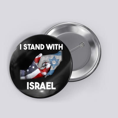 I Stand With Israel I Stand With Israel America Flag Button