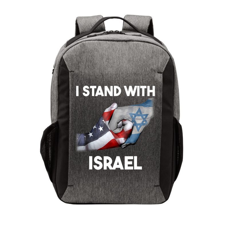I Stand With Israel I Stand With Israel America Flag Vector Backpack
