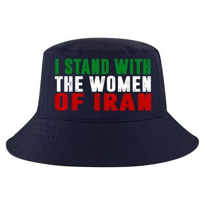 I Stand With The Women Of Iran Iranian Flag FIST Free Iran Cool Comfort Performance Bucket Hat
