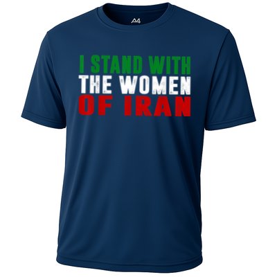 I Stand With The Women Of Iran Iranian Flag FIST Free Iran Performance Shirt