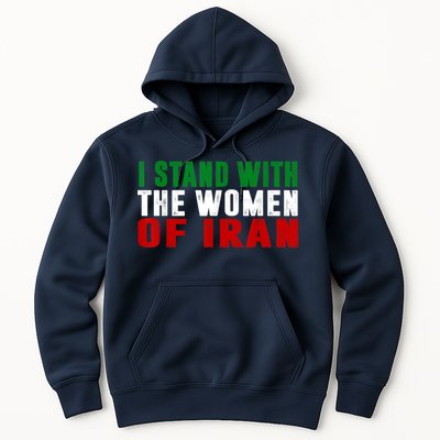 I Stand With The Women Of Iran Iranian Flag FIST Free Iran Hoodie