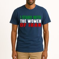 I Stand With The Women Of Iran Iranian Flag FIST Free Iran Tall T-Shirt