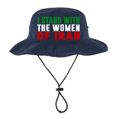 I Stand With The Women Of Iran Iranian Flag FIST Free Iran Bucket Hat