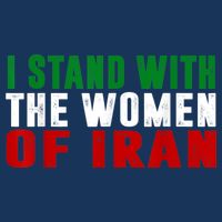 I Stand With The Women Of Iran Iranian Flag FIST Free Iran Golf Towel