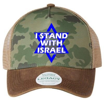 I Stand With Israel Star Of David Legacy Tie Dye Trucker Hat