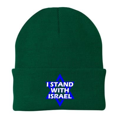 I Stand With Israel Star Of David Knit Cap Winter Beanie