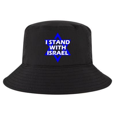 I Stand With Israel Star Of David Cool Comfort Performance Bucket Hat