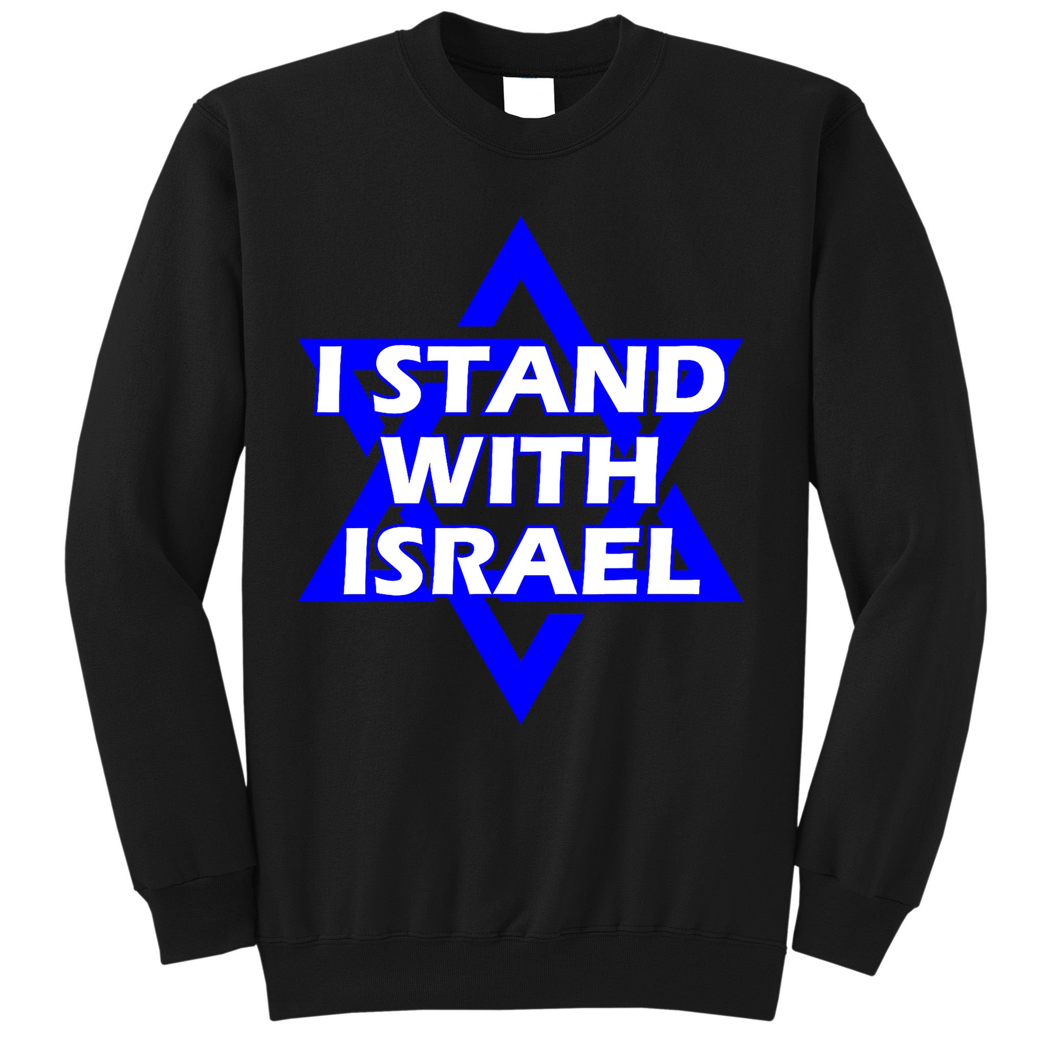 I Stand With Israel Star Of David Sweatshirt