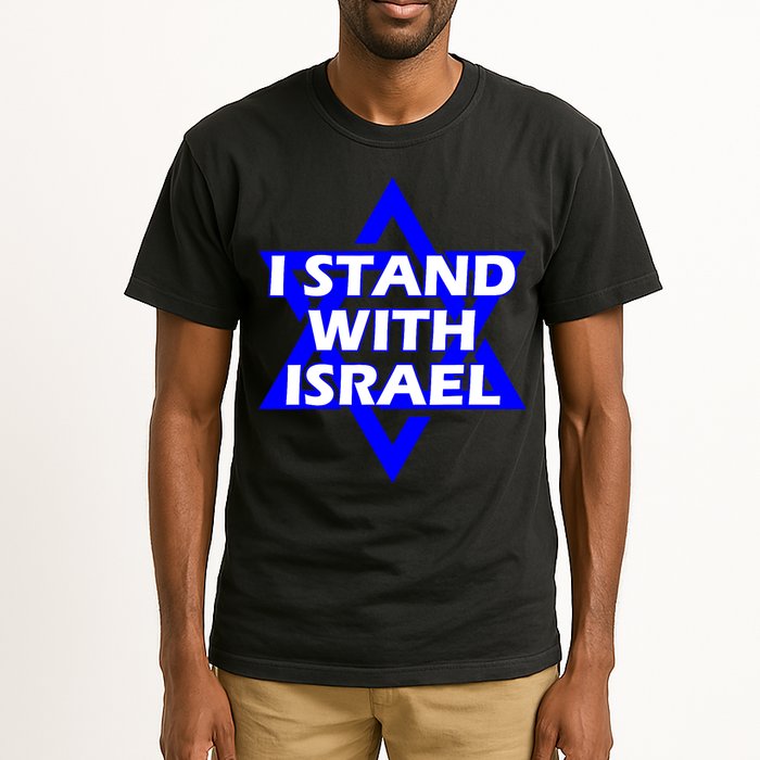 I Stand With Israel Star Of David Tall T-Shirt