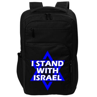 I Stand With Israel Star Of David Impact Tech Backpack