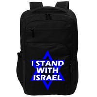 I Stand With Israel Star Of David Impact Tech Backpack