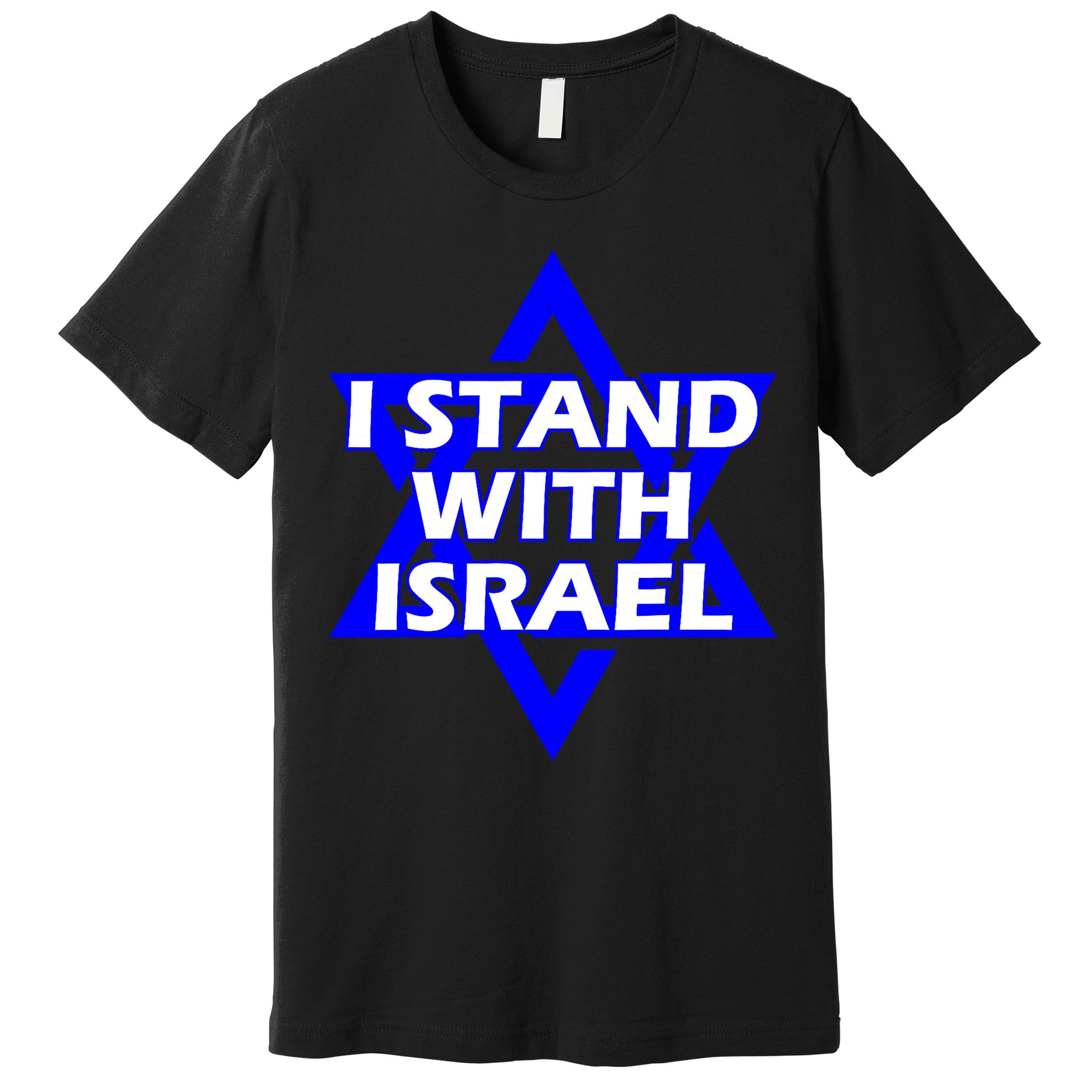 I Stand With Israel Star Of David Premium T-Shirt