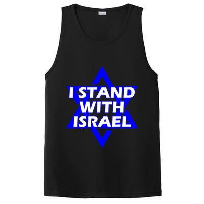I Stand With Israel Star Of David PosiCharge Competitor Tank