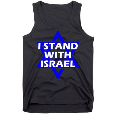 I Stand With Israel Star Of David Tank Top