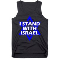 I Stand With Israel Star Of David Tank Top