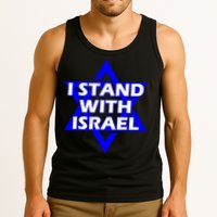 I Stand With Israel Star Of David Tank Top