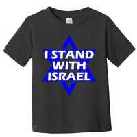I Stand With Israel Star Of David Toddler T-Shirt