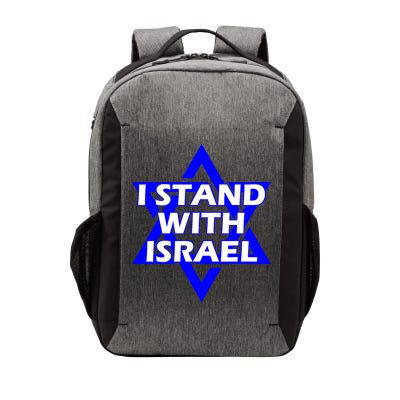 I Stand With Israel Star Of David Vector Backpack