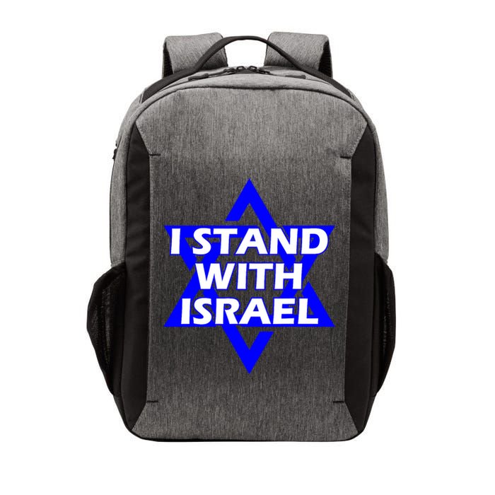 I Stand With Israel Star Of David Vector Backpack