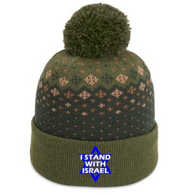 I Stand With Israel Star Of David The Baniff Cuffed Pom Beanie