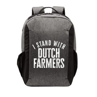 I Stand With Dutch Farmers Netherlands Protest Dutch Flag Gift Vector Backpack