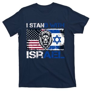 I Stand With Israel Us Support Lion Love Israeli Brotherhood T-Shirt