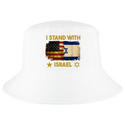 I Stand With Israel I Stand With Israel America Flag Cool Comfort Performance Bucket Hat