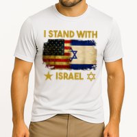 I Stand With Israel I Stand With Israel America Flag Cooling Performance Crew T-Shirt