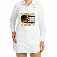 I Stand With Israel I Stand With Israel America Flag Apron