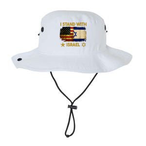 I Stand With Israel I Stand With Israel America Flag Legacy Cool Fit Booney Bucket Hat