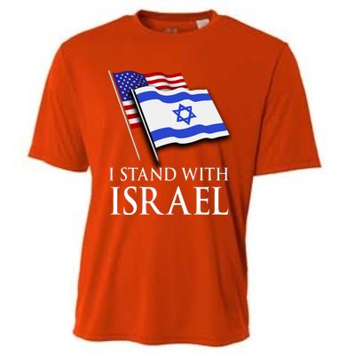 I Stand With Israel Israeli Palestinian Conflict Pro Israel Cooling Performance Crew T-Shirt