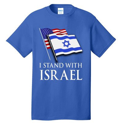 I Stand With Israel Israeli Palestinian Conflict Pro Israel Tall T-Shirt