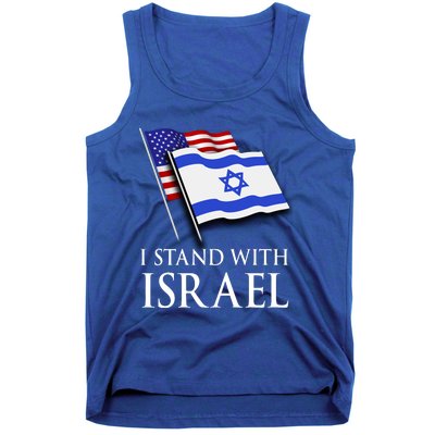 I Stand With Israel Israeli Palestinian Conflict Pro Israel Tank Top