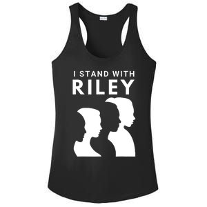 I Stand With Riley Gaines Protect Womens Sports #Protectwomnssports Ladies PosiCharge Competitor Racerback Tank