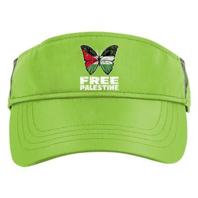 I Stand With Palestine For Their Freedom Free Palestine Adult Drive Performance Visor