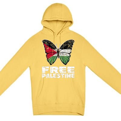 I Stand With Palestine For Their Freedom Free Palestine Premium Pullover Hoodie