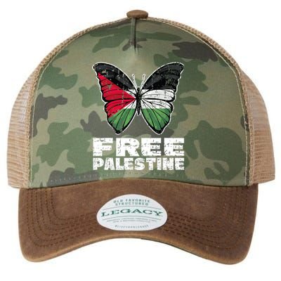 I Stand With Palestine For Their Freedom Free Palestine Legacy Tie Dye Trucker Hat