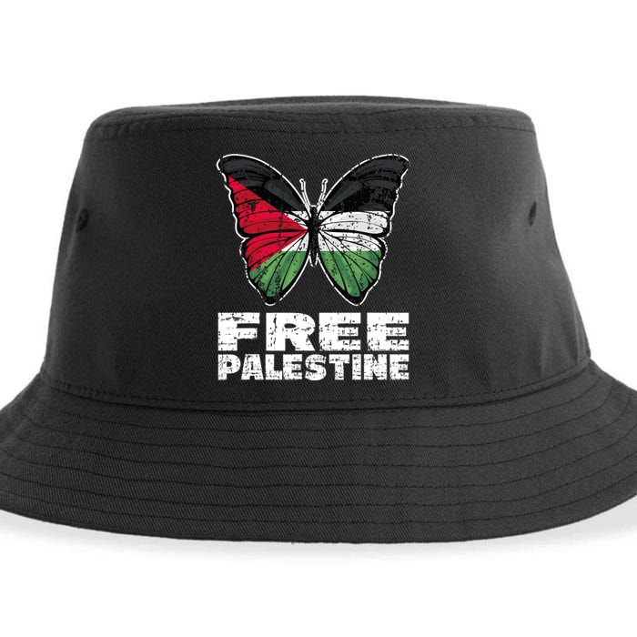 I Stand With Palestine For Their Freedom Free Palestine Sustainable Bucket Hat