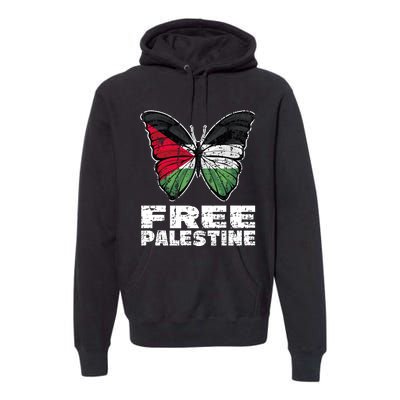 I Stand With Palestine For Their Freedom Free Palestine Premium Hoodie