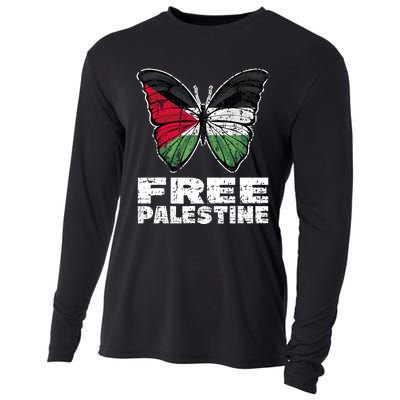 I Stand With Palestine For Their Freedom Free Palestine Cooling Performance Long Sleeve Crew