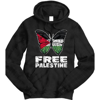 I Stand With Palestine For Their Freedom Free Palestine Tie Dye Hoodie