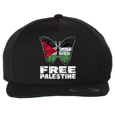 I Stand With Palestine For Their Freedom Free Palestine Wool Snapback Cap